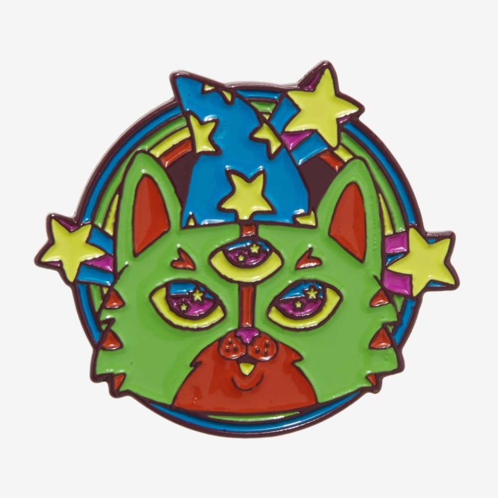 Hot Topic Cat Magician Enameled‎ Pin